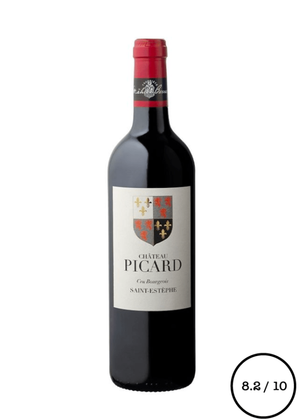 CHATEAU PICARD Saint Estephe Cru Bourgeois 2018 - Vins Rouges Harmonieux pour Chaque Occasion