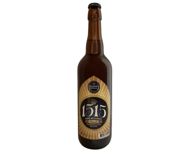 Bière artisanale 1515 – Blonde 75cl - Vins Rouges Harmonieux pour Chaque Occasion