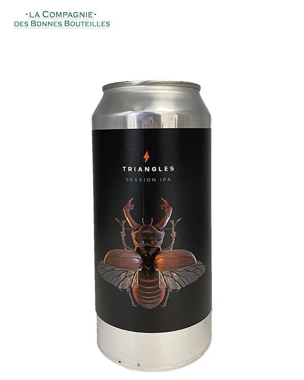 Bière Brasserie Garage- Triangles - Session IPA- Can 44cl - Vins Rouges Harmonieux pour Chaque Occasion