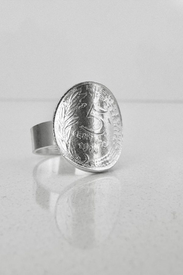 Bague – La Bordelaise courbée Argent 5 Cts - Vins Rouges Harmonieux pour Chaque Occasion