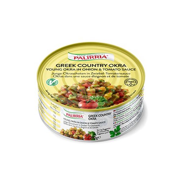 Bamies okra avec sauce tomate Palirria 280g - Vins Rouges Harmonieux pour Chaque Occasion