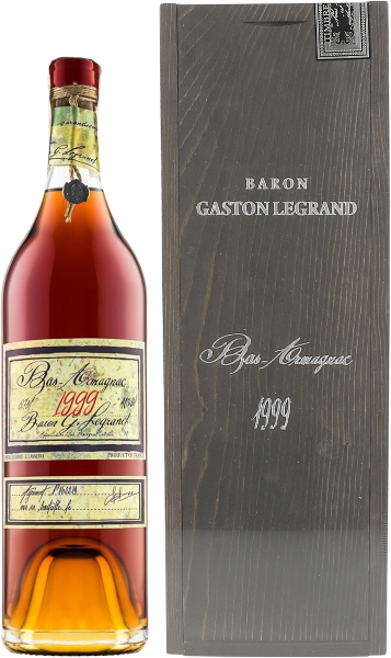 BARON LEGRAND BAS ARMAGNAC MILLESIME 40° 1999 70cl - Vins Rouges Harmonieux pour Chaque Occasion