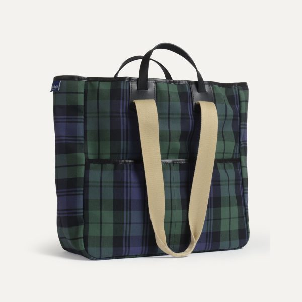 Cabas Musette Meline – Tartan Marine - Vins Rouges Harmonieux pour Chaque Occasion