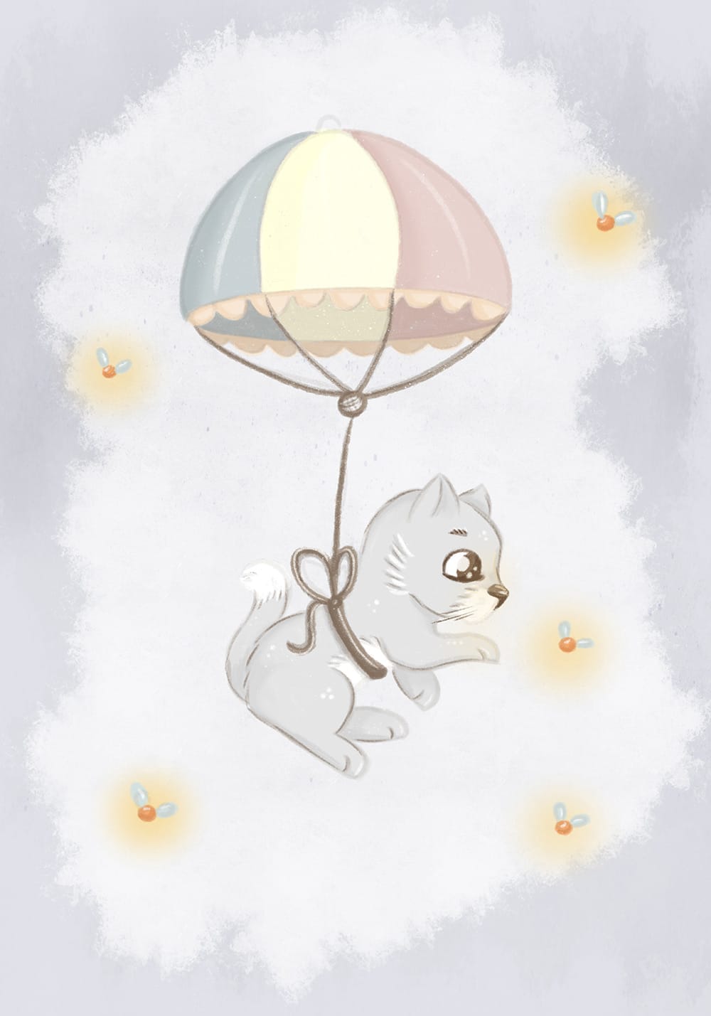 Chaton qui saute en parachute Affiche pour enfants - Vins Rouges Harmonieux pour Chaque Occasion Chaton qui saute en parachute Affiche pour enfants - Vins Rouges Harmonieux pour Chaque Occasion