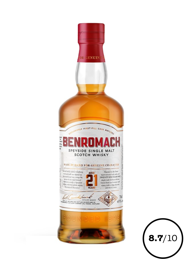 BENROMACH 21 ans - Vins Rouges Harmonieux pour Chaque Occasion