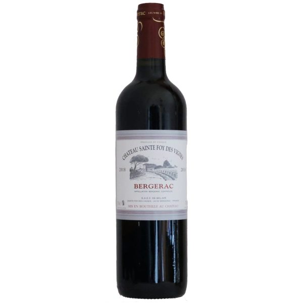 Château Sainte Foy Des Vignes – AOP Bergerac Rouge – 2022 - Vins Rouges Harmonieux pour Chaque Occasion