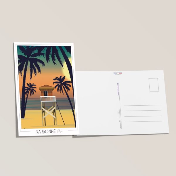 Carte postale Narbonne Plage - Vins Rouges Harmonieux pour Chaque Occasion