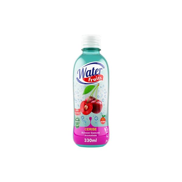 Boisson Gazeuse Water Fruits Cerise 330 ml - Vins Rouges Harmonieux pour Chaque Occasion