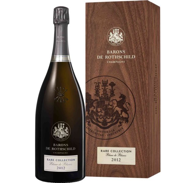 Barons de Rothschild Rare Collection Blanc de Blancs 2012 Magnum avec coffret Luxe - Vins Rouges Harmonieux pour Chaque Occasion
