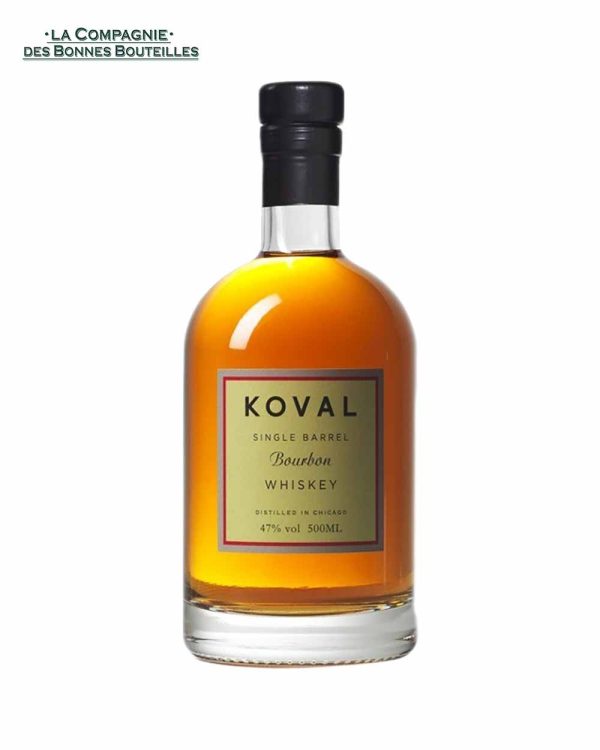 Bourbon Whiskey Koval - single barrel - 47% - 50cl - Vins Rouges Harmonieux pour Chaque Occasion