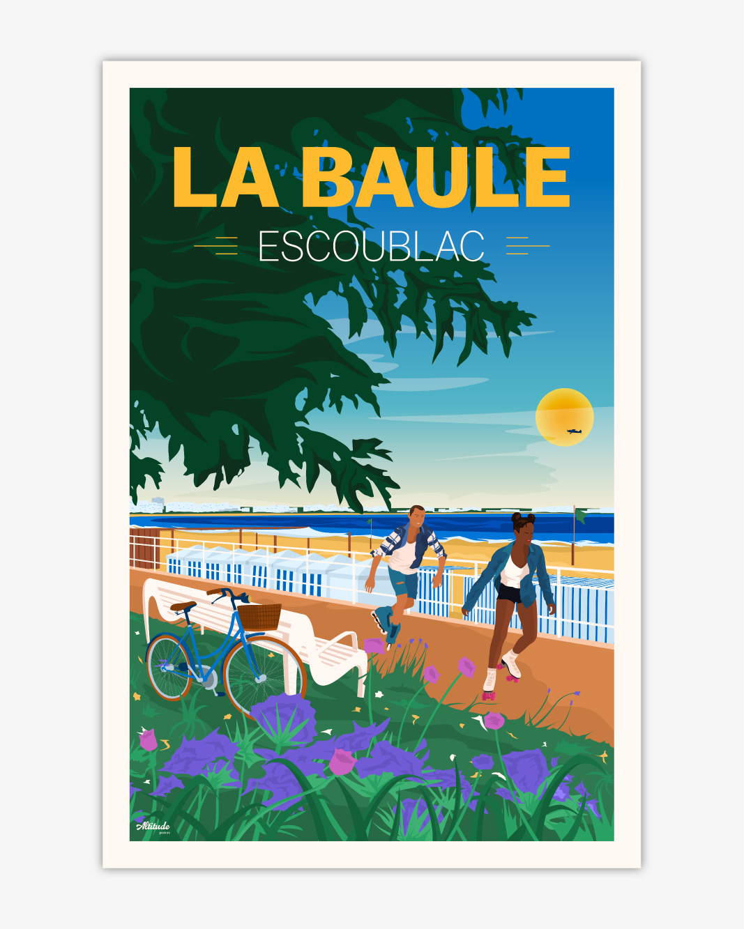 Carte postale La Baule - Vins Rouges Harmonieux pour Chaque Occasion Carte postale La Baule - Vins Rouges Harmonieux pour Chaque Occasion