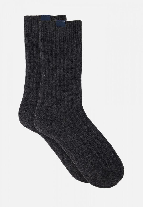 Chaussettes mi-hautes en mohair - Vins Rouges Harmonieux pour Chaque Occasion