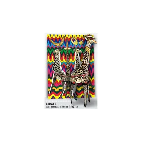 Carte postale à découper Grande Girafe - Vins Rouges Harmonieux pour Chaque Occasion Carte postale à découper Grande Girafe - Vins Rouges Harmonieux pour Chaque Occasion