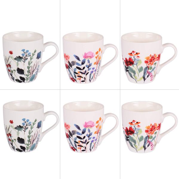 Bastide Coffret Flor 6 tasses 23cl - Vins Rouges Harmonieux pour Chaque Occasion