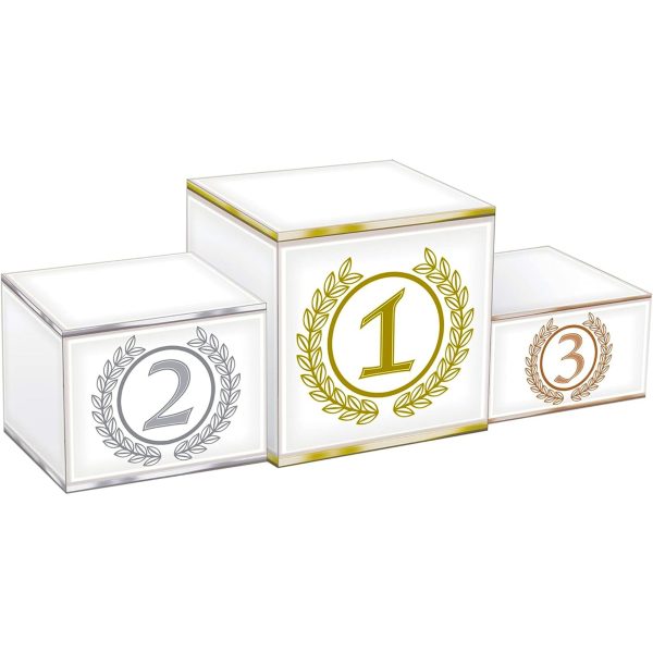 Centre de table Podium 3D - Vins Rouges Harmonieux pour Chaque Occasion