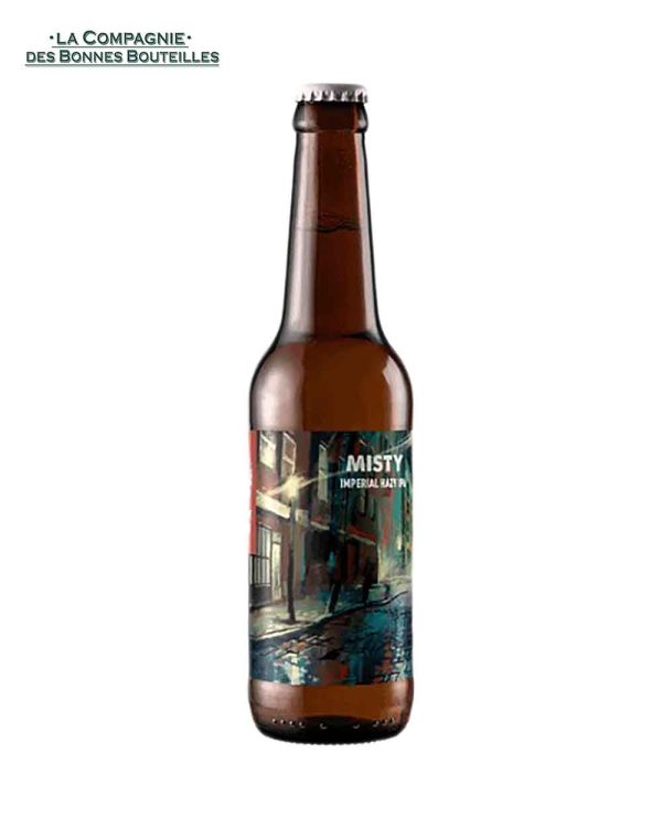Bière Hoppy Road - MISTY - Imperial Hazy IPA 33 cl - Vins Rouges Harmonieux pour Chaque Occasion
