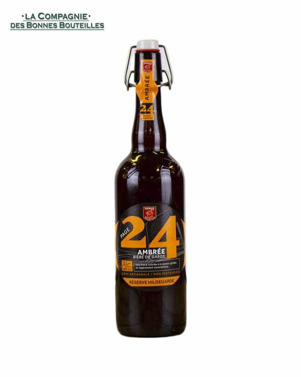 Bière page 24 hildegarde - ambrée VP 75cl - Vins Rouges Harmonieux pour Chaque Occasion
