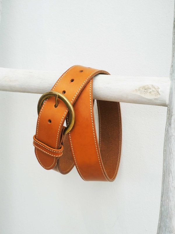 Ceinture bohème cuir camel - Vins Rouges Harmonieux pour Chaque Occasion