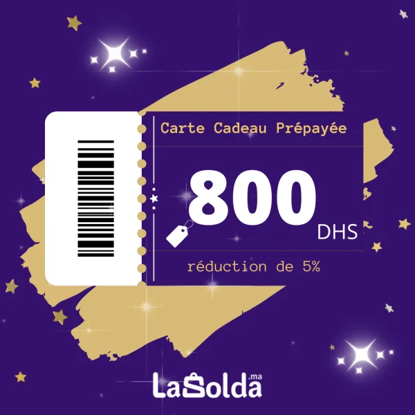 Carte Prépayée 800 DH– Lasolda - Vins Rouges Harmonieux pour Chaque Occasion