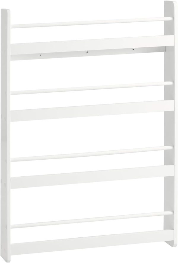 Bibliothèque Murale Montessori SoBuy KMB08-W 4 Étages – Blanc - Vins Rouges Harmonieux pour Chaque Occasion