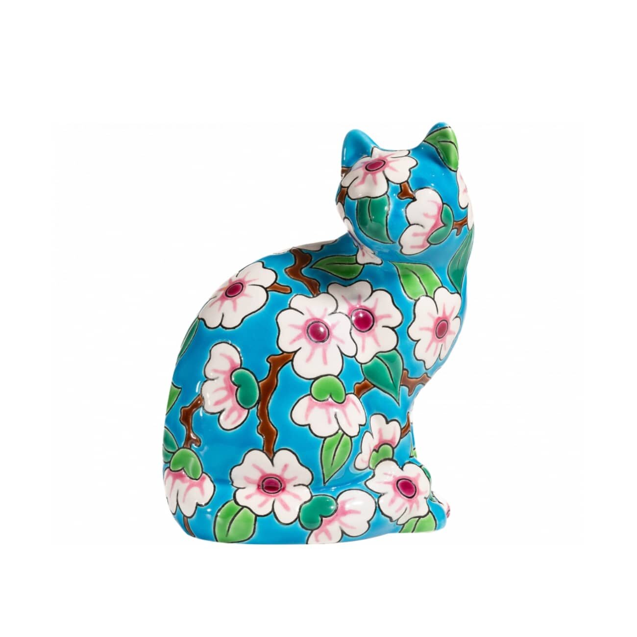 Chat Assis Apple Blossom Émaux de Longwy - Vins Rouges Harmonieux pour Chaque Occasion Chat Assis Apple Blossom Émaux de Longwy - Vins Rouges Harmonieux pour Chaque Occasion
