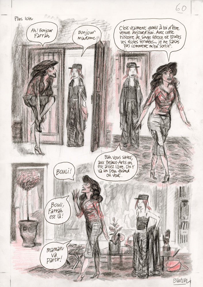 BLUTCH – La Volupté – planche originale 60 - Vins Rouges Harmonieux pour Chaque Occasion BLUTCH – La Volupté – planche originale 60 - Vins Rouges Harmonieux pour Chaque Occasion