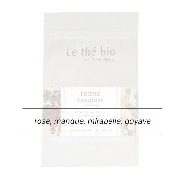 Cafés Querry recharge Exotic Paradise bio 100g - Vins Rouges Harmonieux pour Chaque Occasion