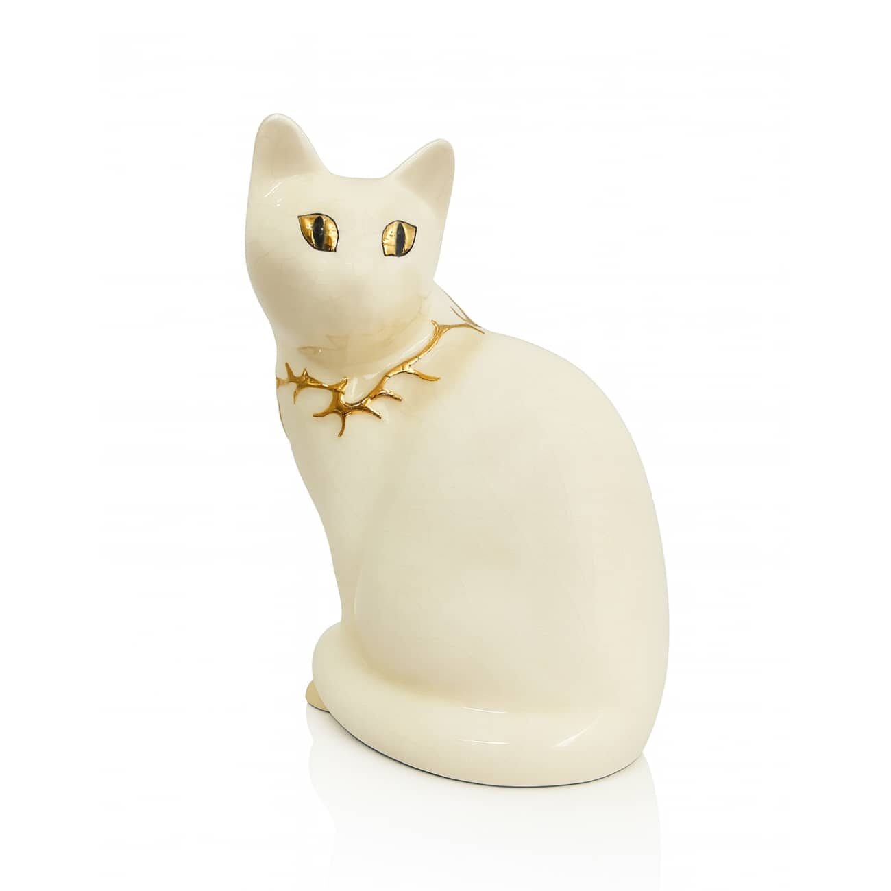 Chat Assis GM coraux ivoire Émaux de Longwy - Vins Rouges Harmonieux pour Chaque Occasion Chat Assis GM coraux ivoire Émaux de Longwy - Vins Rouges Harmonieux pour Chaque Occasion
