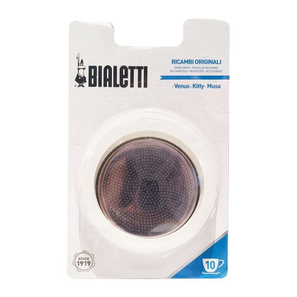 Bialetti Kit 3 joints et filtre pour cafetière italienne inox 10 tasses - Vins Rouges Harmonieux pour Chaque Occasion