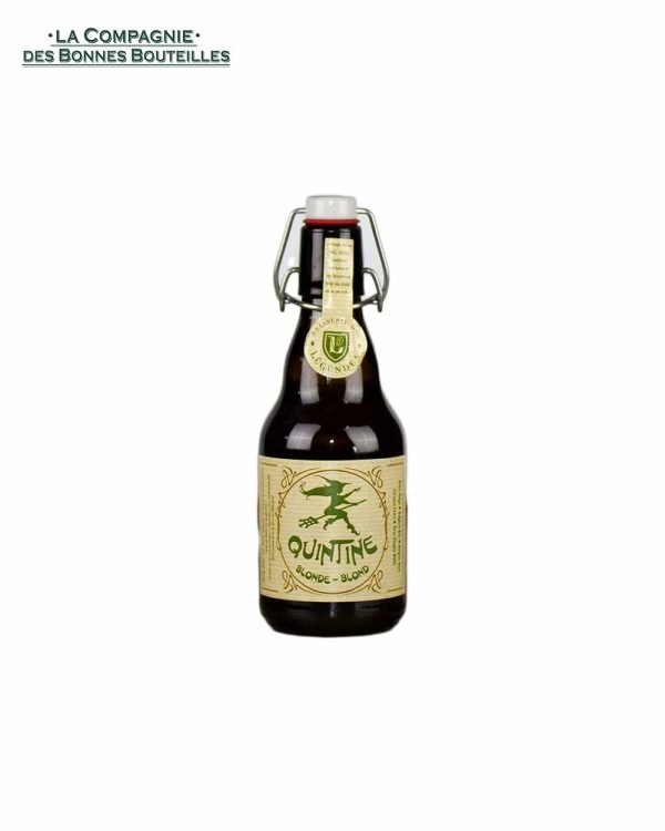 Bière Quintine Blonde VC 33cl - Vins Rouges Harmonieux pour Chaque Occasion