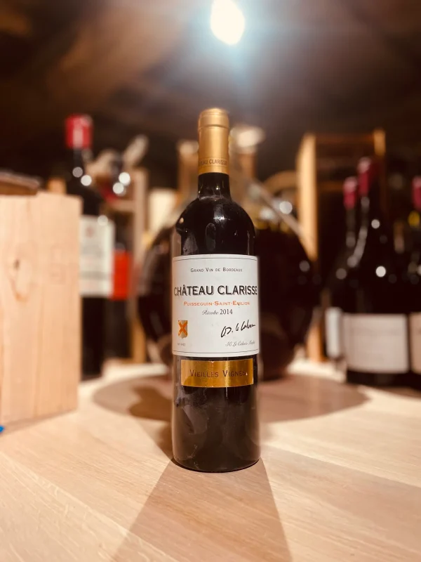 Château Clarisse – Vieilles Vignes Puisseguin Saint Emilion – 2014 – 75 cl - Vins Rouges Harmonieux pour Chaque Occasion