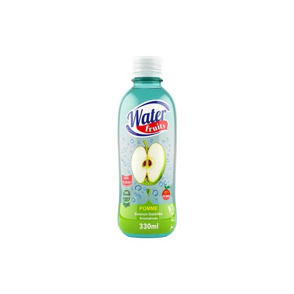 Boisson Gazeuse Water Fruits Pomme 330 ml - Vins Rouges Harmonieux pour Chaque Occasion