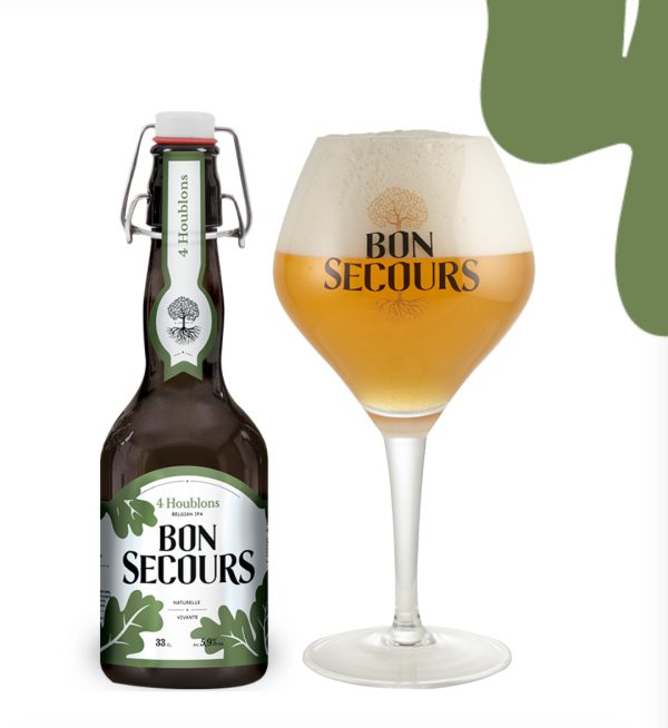 Bon Secours 4 Houblons Belgian IPA 33cL - Vins Rouges Harmonieux pour Chaque Occasion