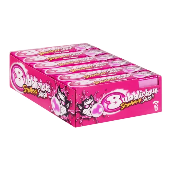 Bubblicious Aardbei Kauwgom (18 rollen) - Vins Rouges Harmonieux pour Chaque Occasion