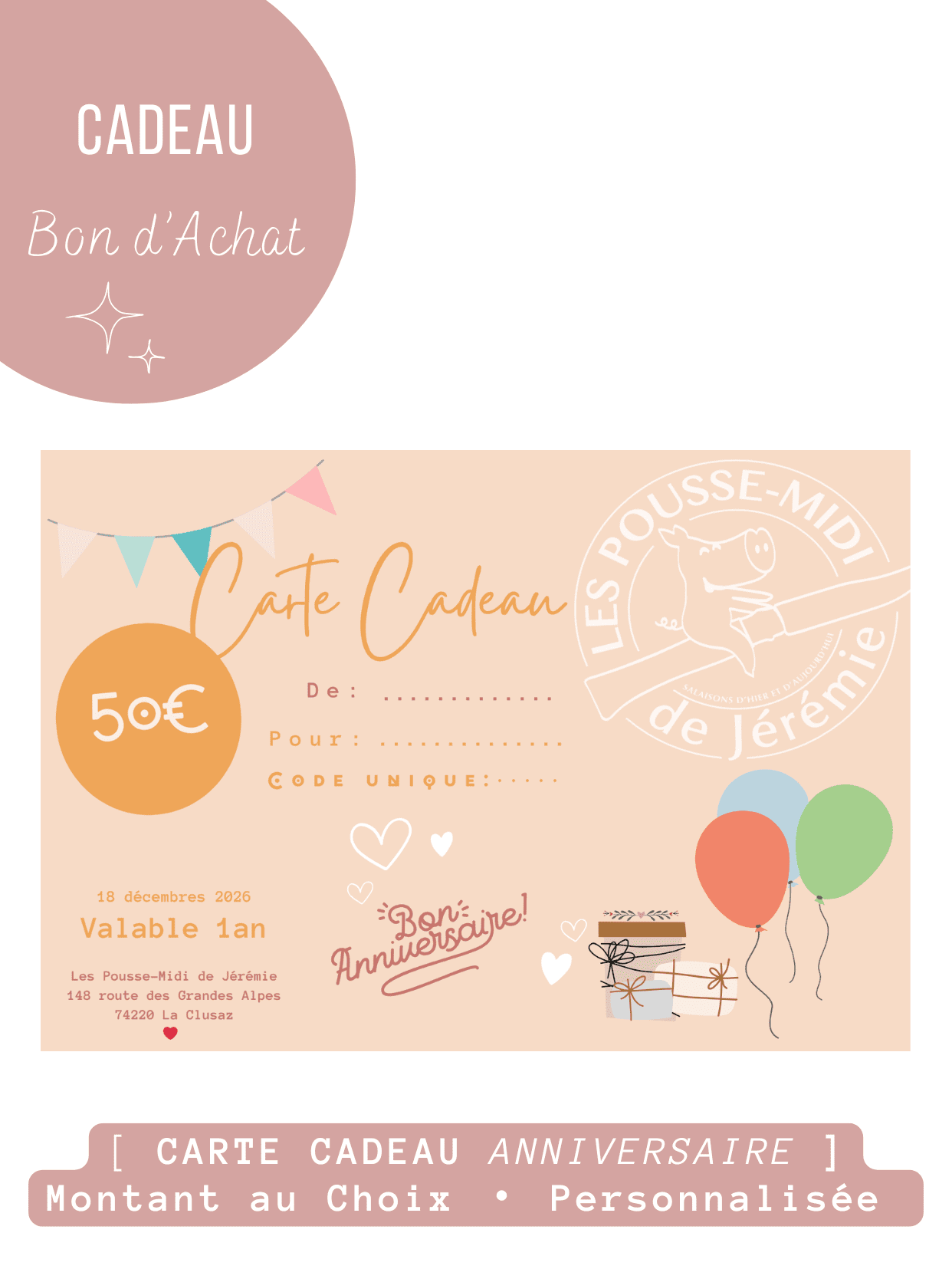Carte cadeau・Anniversaire - Vins Rouges Harmonieux pour Chaque Occasion Carte cadeau・Anniversaire - Vins Rouges Harmonieux pour Chaque Occasion