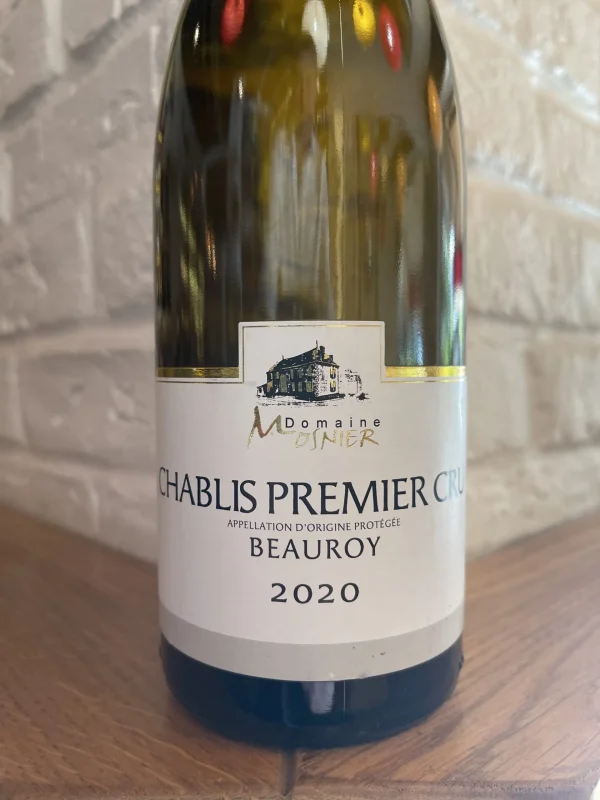 Chablis 1er Cru Beauroy 2020 Domaine Mosnier - Vins Rouges Harmonieux pour Chaque Occasion
