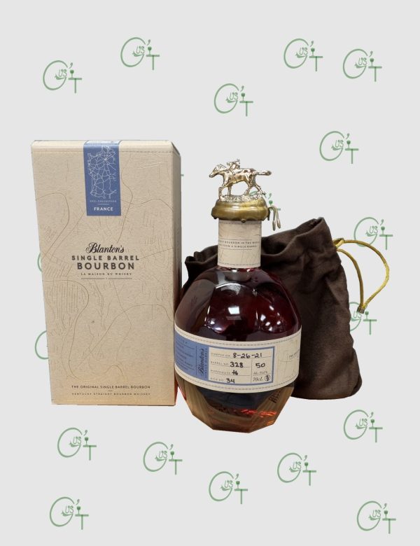 Bourbon Blanton’s Single Barrel #328 de 2021 pour la France - Vins Rouges Harmonieux pour Chaque Occasion