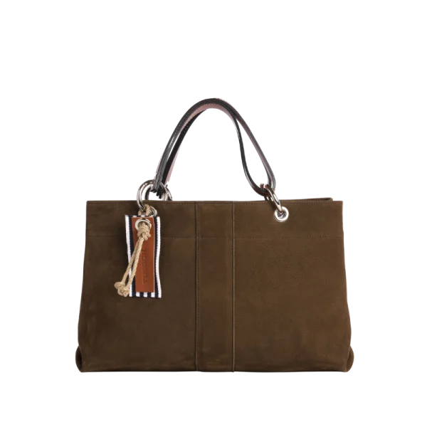 Canotage Small Cuir Nubuck Veau Taupe - Vins Rouges Harmonieux pour Chaque Occasion