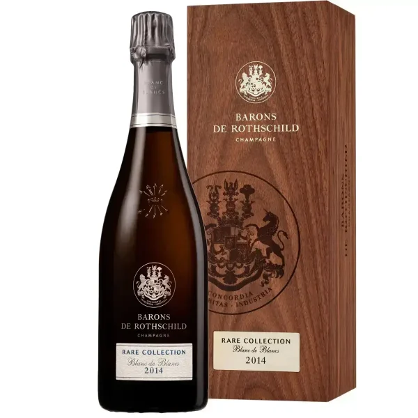 Barons de Rothschild Rare Collection Blanc de Blancs 2014 Magnum avec coffret Luxe - Vins Rouges Harmonieux pour Chaque Occasion
