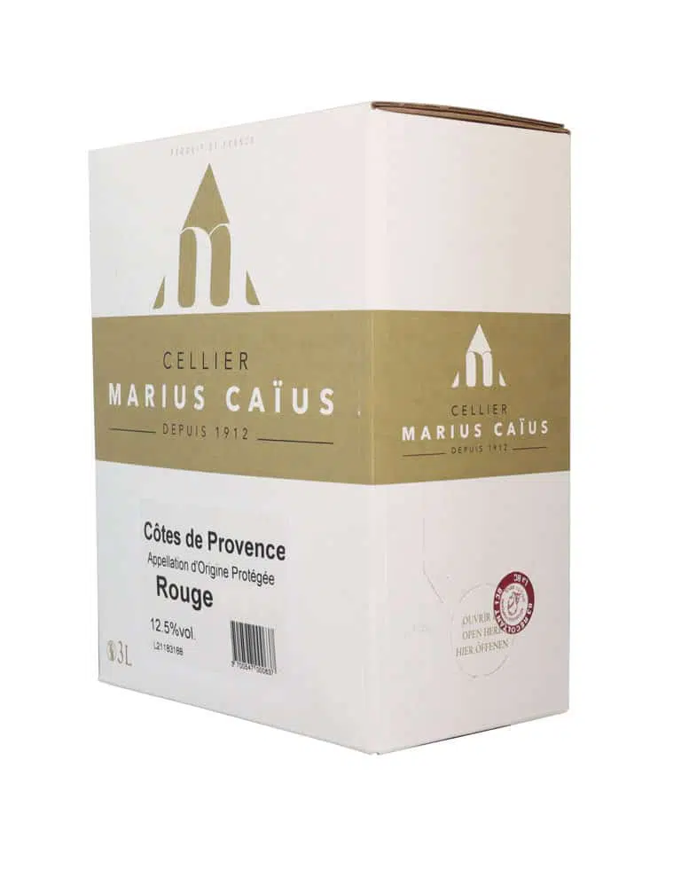 Bag in Box Côtes de Provence rouge AOP – Bag in Box 3L - Vins Rouges Harmonieux pour Chaque Occasion Bag in Box Côtes de Provence rouge AOP – Bag in Box 3L - Vins Rouges Harmonieux pour Chaque Occasion