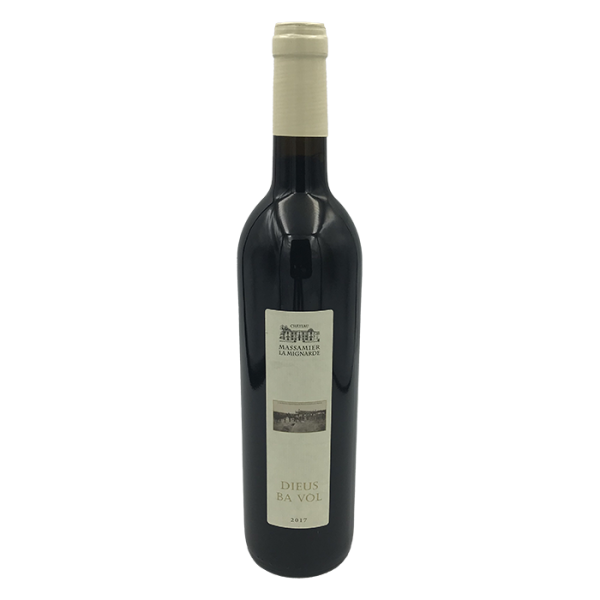 Chateau Massamier La Mignarde Cuvee Dieus Ba Vol Rouge 2017 – (Vin de France – Languedoc) - Vins Rouges Harmonieux pour Chaque Occasion