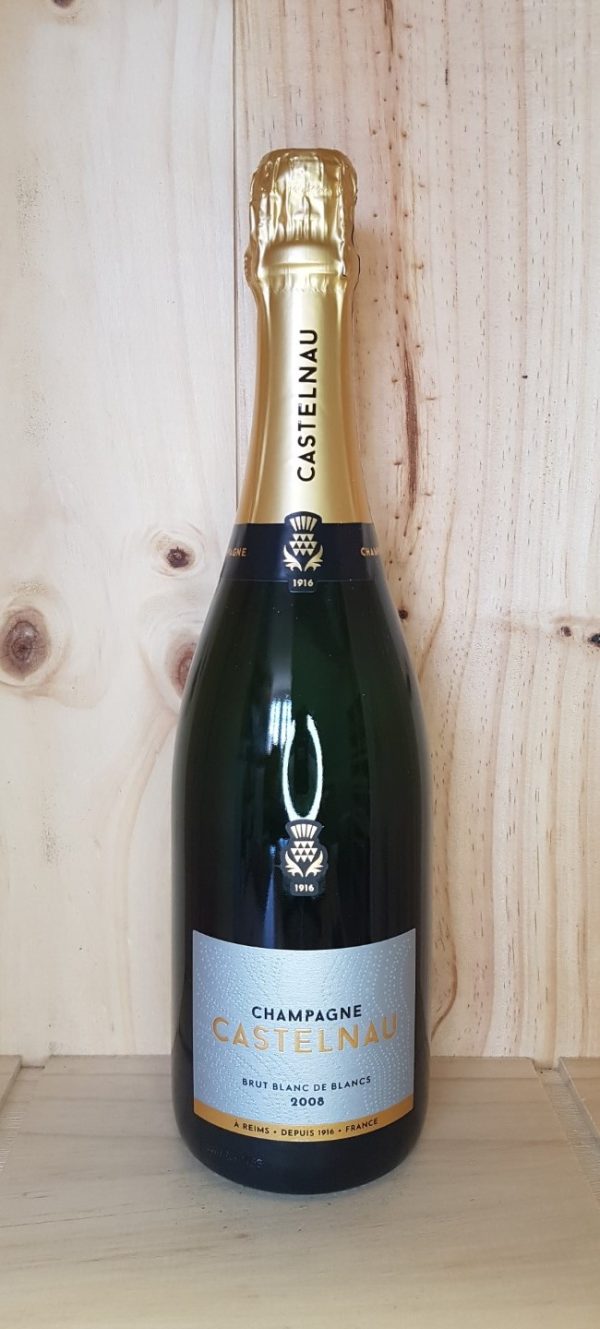 Champagne Brut blanc de blancs millésimé 2008 Castelnau 75 cl (Blanc) - Vins Rouges Harmonieux pour Chaque Occasion