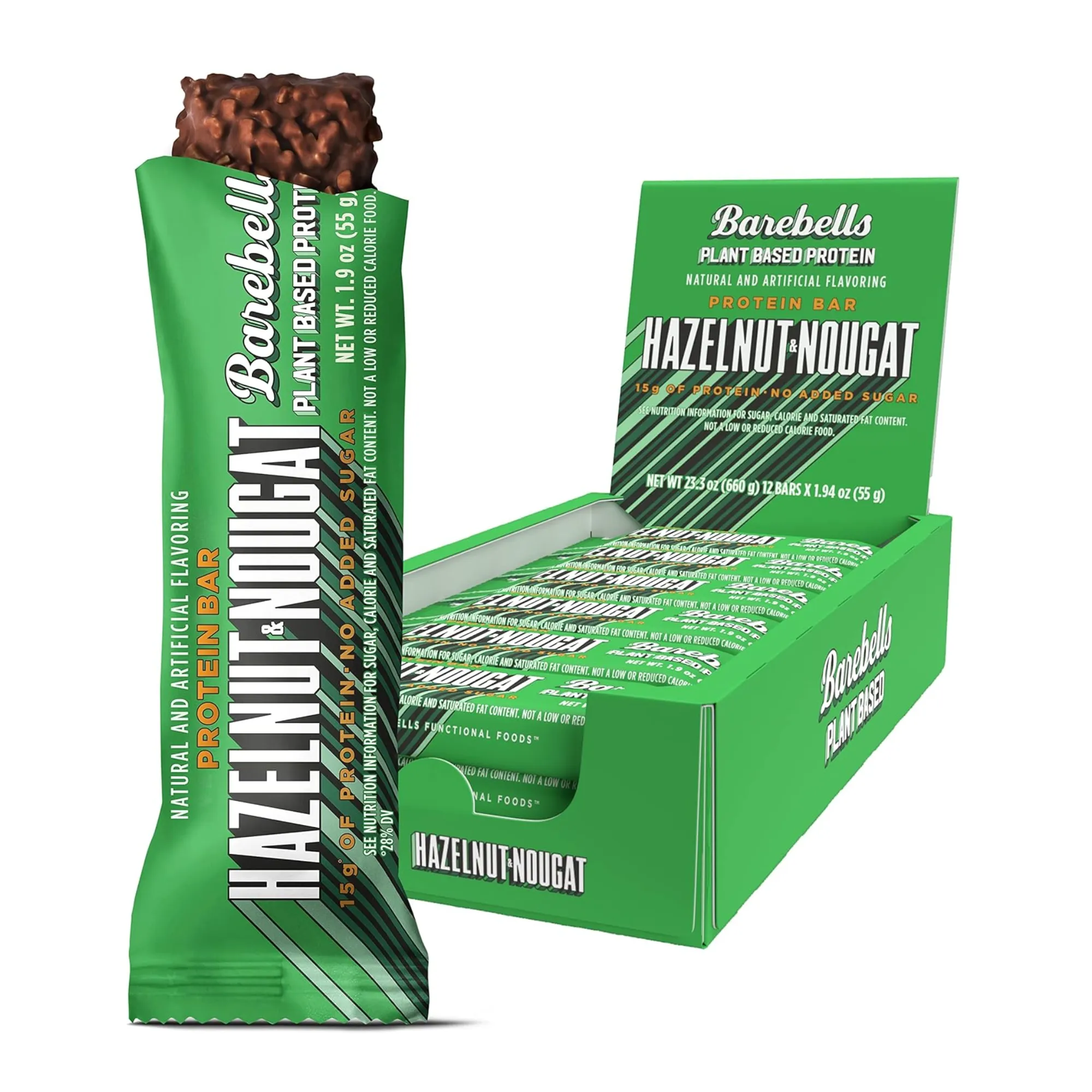 Barebells Protein Bar Hazelnut & Nougat Vegan (12x 55g) - Vins Rouges Harmonieux pour Chaque Occasion Barebells Protein Bar Hazelnut & Nougat Vegan (12x 55g) - Vins Rouges Harmonieux pour Chaque Occasion